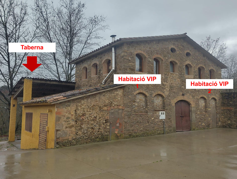 Ubicaci�n habitaciones VIP